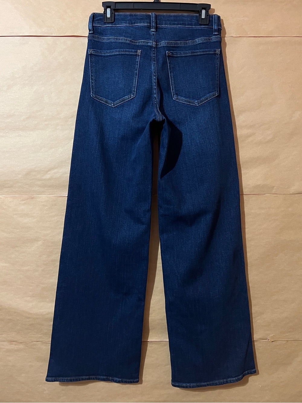 Quince | NWT Bella Stretch Wide Leg Jeans Midnight Blue High Rise Size 28 Long - Picture 7 of 10